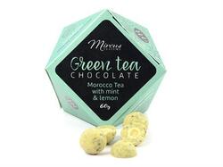 Chokolade Pralines m/Grøn the, Mint & Lemon - Udløb slut maj