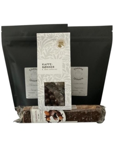 Kaffe, Kaffebønner & Nougatbar